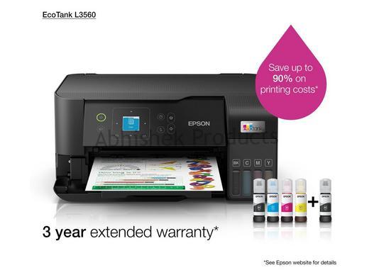 Printing Experience with the Epson L3560 Inkjet Eco Tank Printer