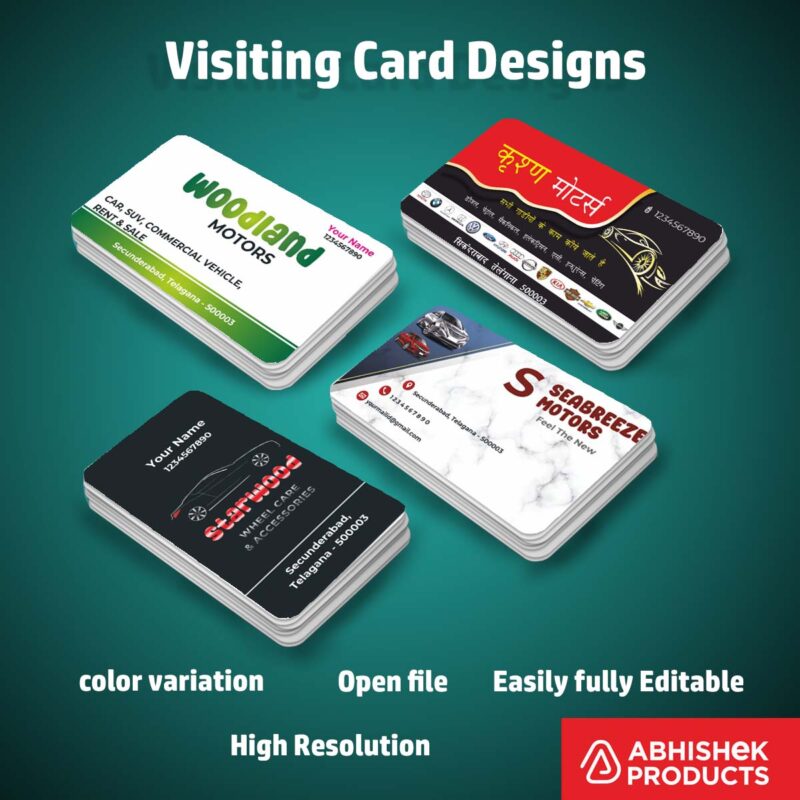 Visiting Card Design Files For Advocate, Beauty Parlour, Bank Finance, Automobiles, Astrology, Agro (14)