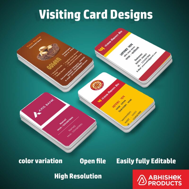 Visiting Card Design Files For Advocate, Beauty Parlour, Bank Finance, Automobiles, Astrology, Agro (20)