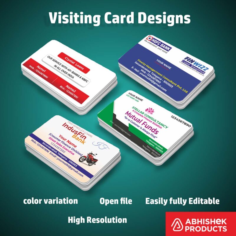Visiting Card Design Files For Advocate, Beauty Parlour, Bank Finance, Automobiles, Astrology, Agro (21)