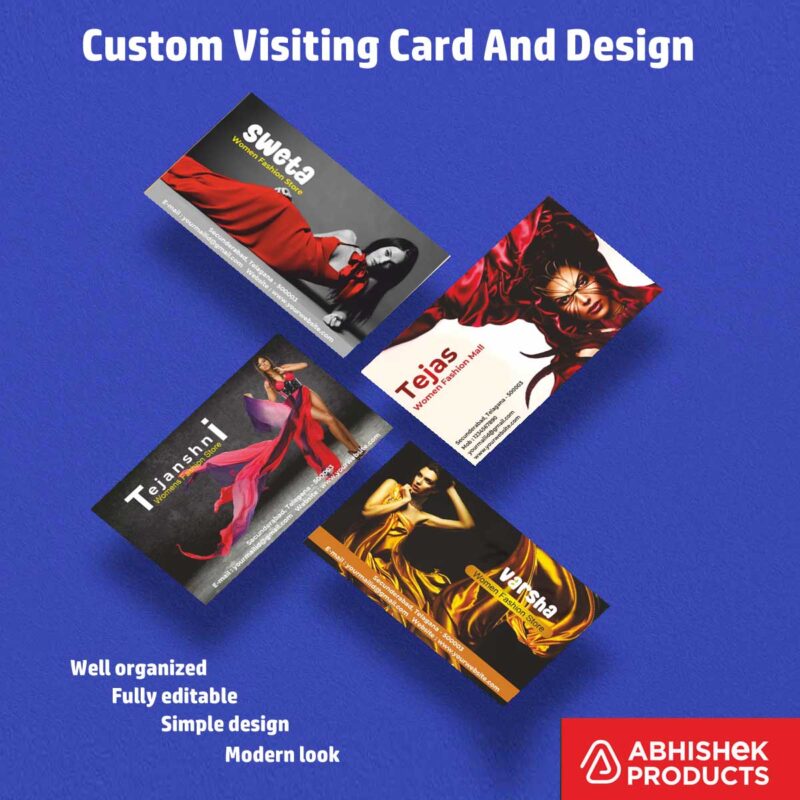 Visiting Card Design Files For Travel Planner, Hotel, Safari, Restaurant, Sweets, Wood, Furnitures, Plywood, doors, Apparels, Garments, Boutique (23)