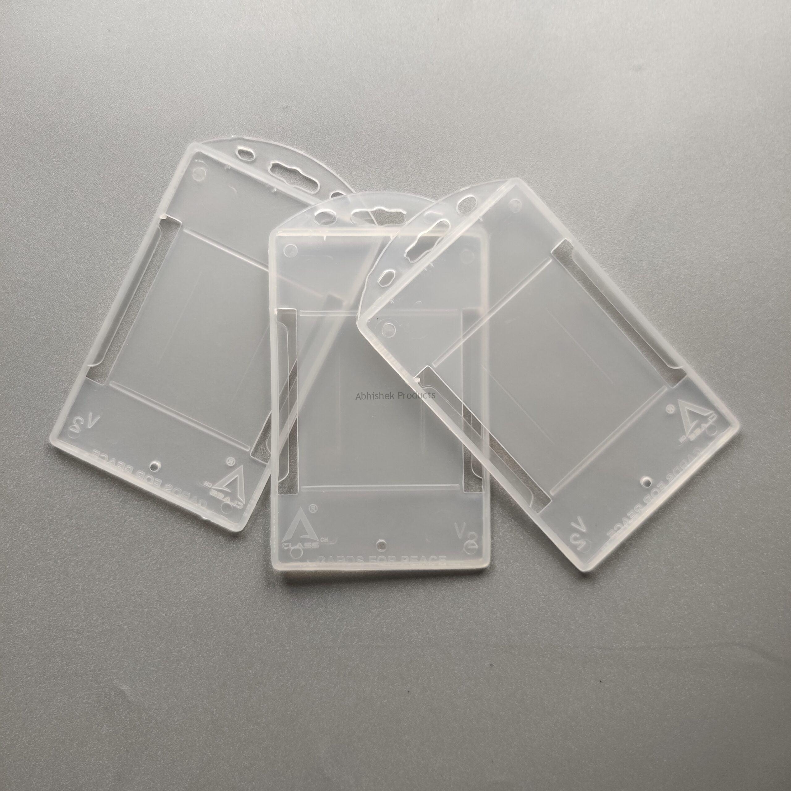 H60 – 54X86MM Horizontal PVC RFID ID CARD HOLDER